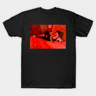 And when the day melts down into a sleepy red glow, That's when my desires start to show. T-Shirt